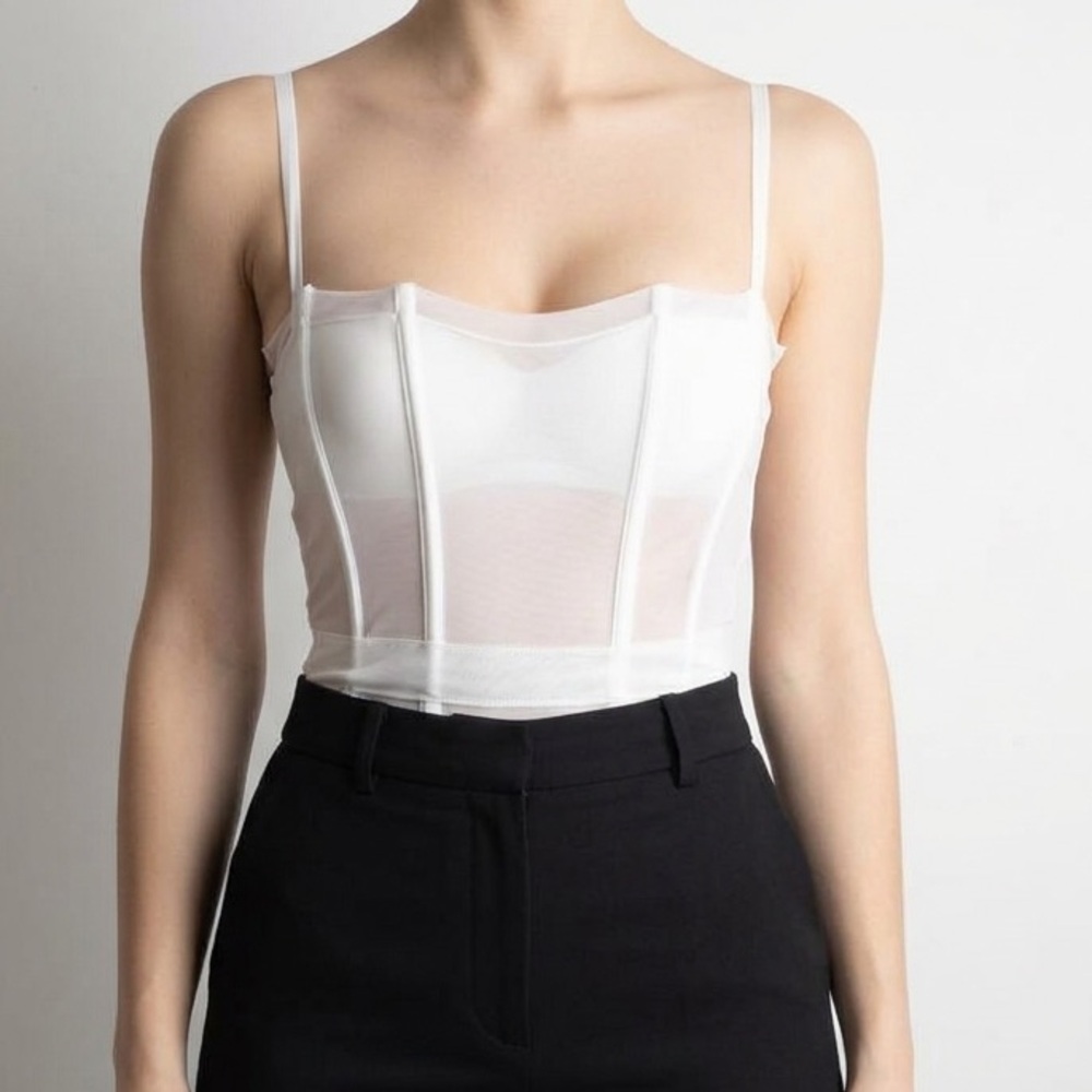 NWOT La Perla sheer corset. #001